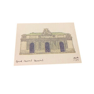 Anastasia Inciardi Mini Print Grand Central Station Print